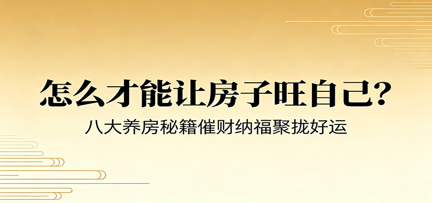 付费文章《怎么才能让房子旺自己？》八大养房秘籍催财纳福聚拢好运-青鹤工作室