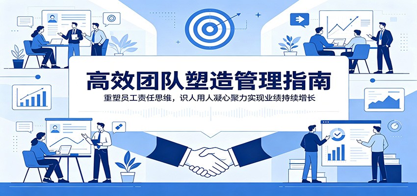 高效团队塑造管理指南：重塑员工责任思维，识人用人凝心聚力实现业绩持续增长-青鹤工作室
