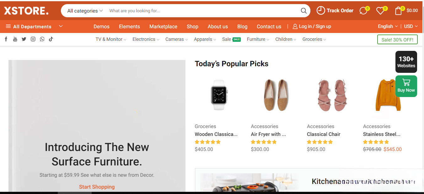 WordPress主题–Xstore v9.5.1 Woocommerce主题 破解版下载-青鹤工作室