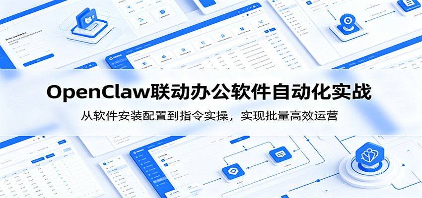 OpenClaw自动化实操课：从软件安装配置到指令实操，实现批量高效运营-青鹤工作室