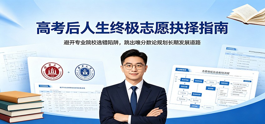 高考后人生终极志愿抉择指南：避开专业院校选错陷阱，跳出唯分数论规划长期发展道路-青鹤工作室