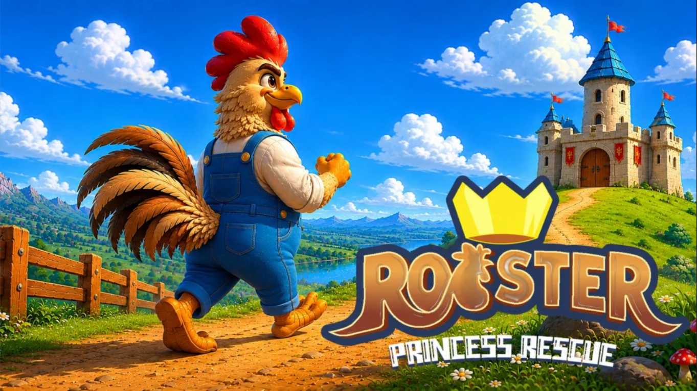 【日版】公鸡勇士：拯救公主 .Rooster: Princess Rescue 英语-青鹤工作室