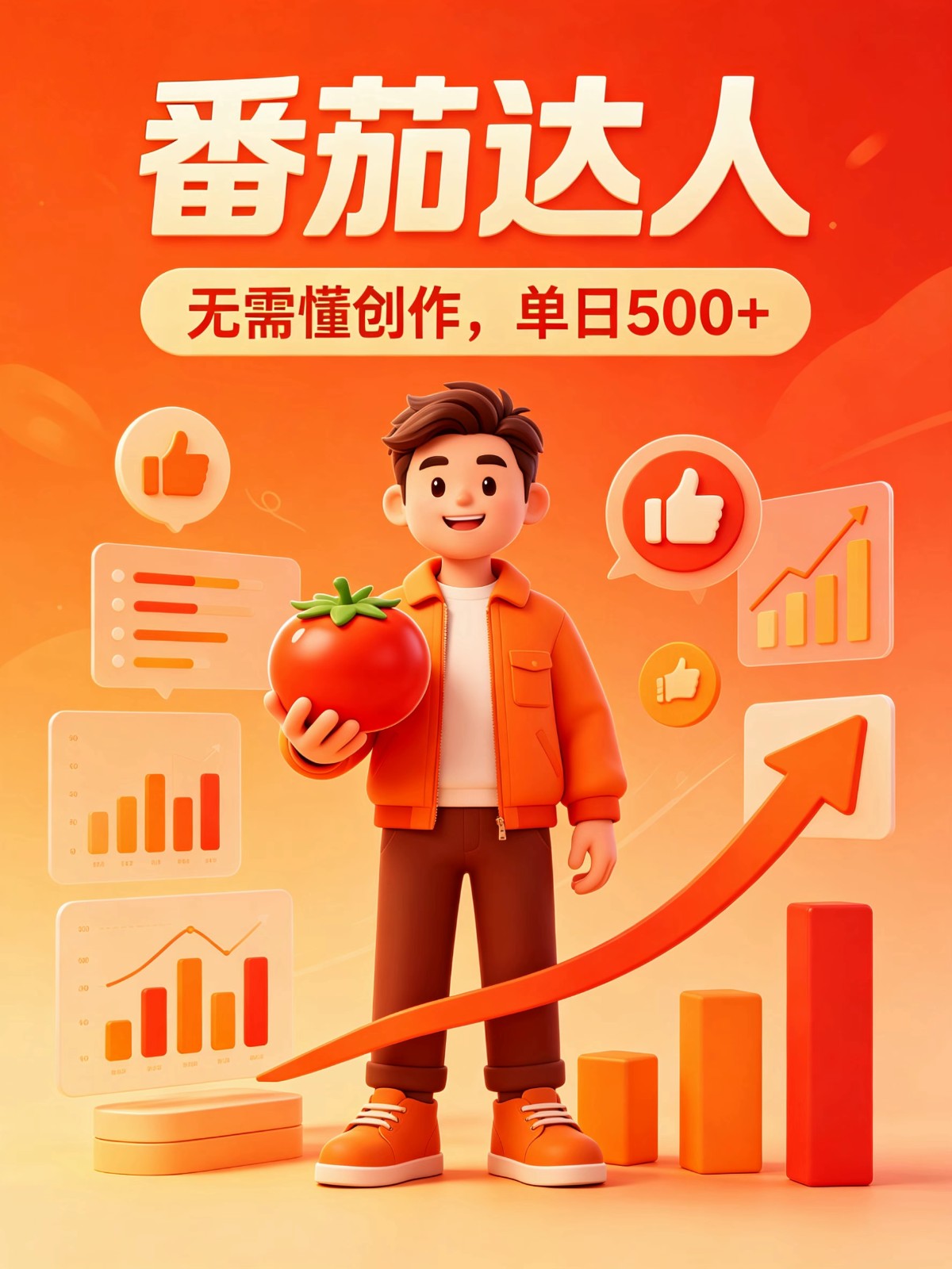 番茄小说达人全自动变现，普通人轻松日入500+-青鹤工作室