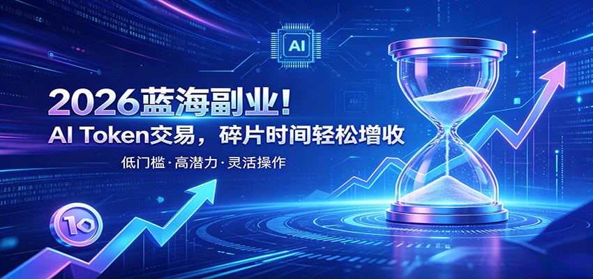 AI Token算力赛道！普通人可入局的数字副业，零门槛快速起步-青鹤工作室