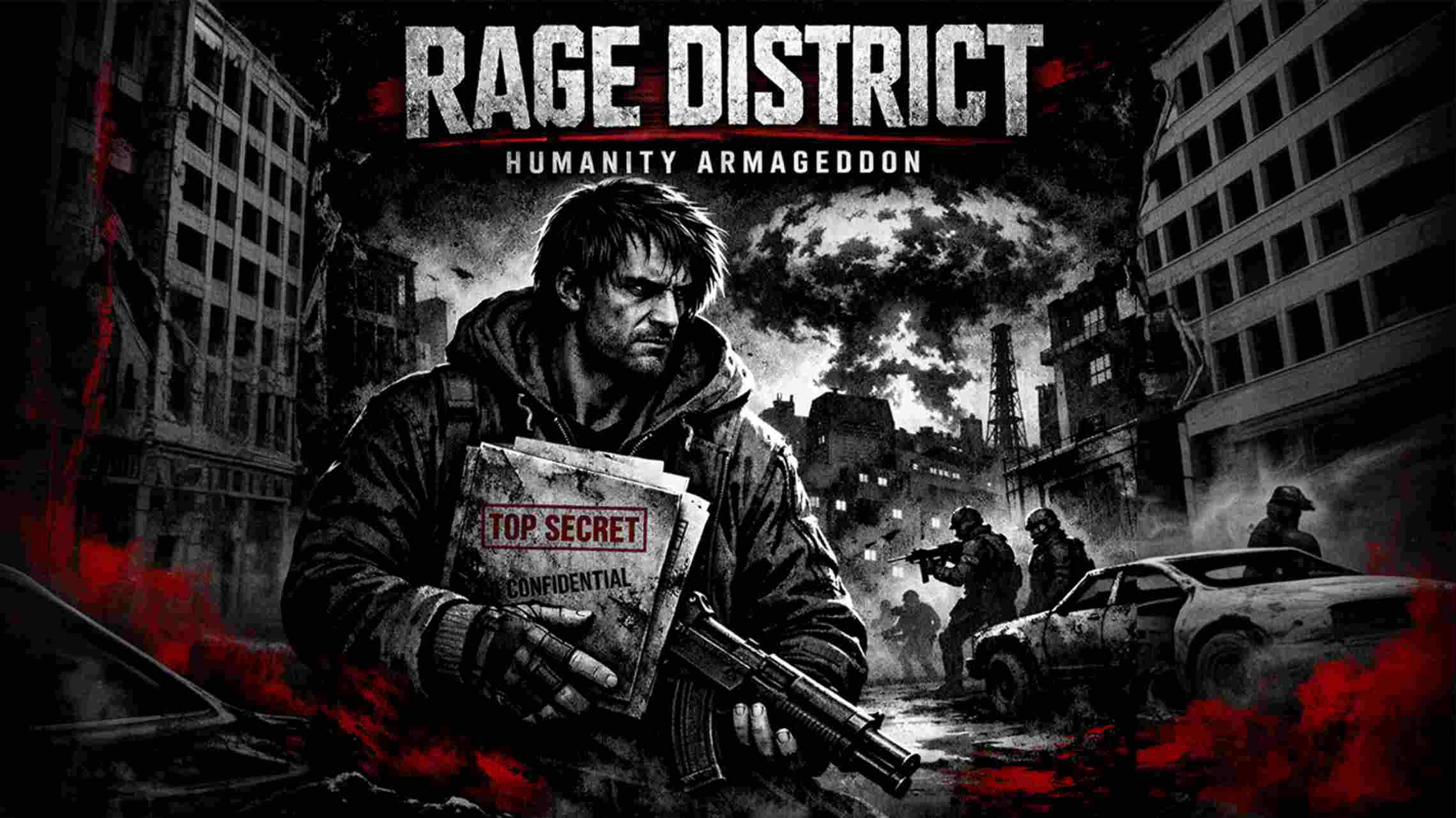 【美版】狂怒区 人类末日 Rage District – Humanity Armageddon 英语-青鹤工作室