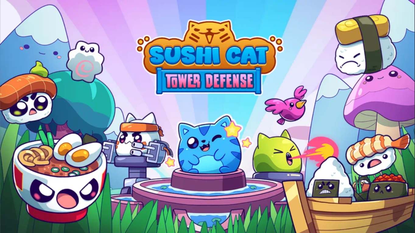 【美版】寿司猫塔防 .Sushi Cat Tower Defense 中文-青鹤工作室