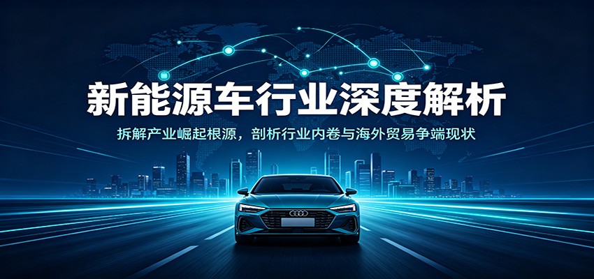 新能源车行业深度解析:拆解产业崛起根源,剖析行业内卷与海外贸易争端现状-青鹤工作室