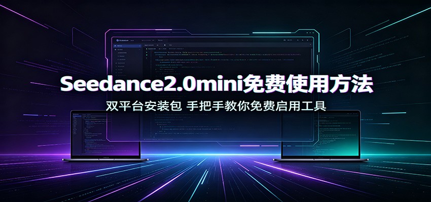 Seedance2.0mini免费使用方法:双平台安装包,手把手教你免费启用工具-青鹤工作室