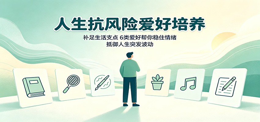人生抗风险爱好培养:补足生活支点,6类爱好帮你稳住情绪,抵御人生突发波动-青鹤工作室