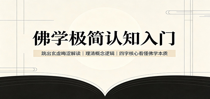 佛学极简认知入门:跳出玄虚晦涩解读,理清概念逻辑,四字核心看懂佛学本质-青鹤工作室