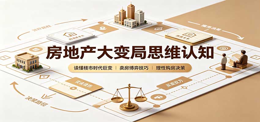 房地产大变局思维认知：读懂楼市时代巨变，卖房博弈技巧，理性购房决策-青鹤工作室