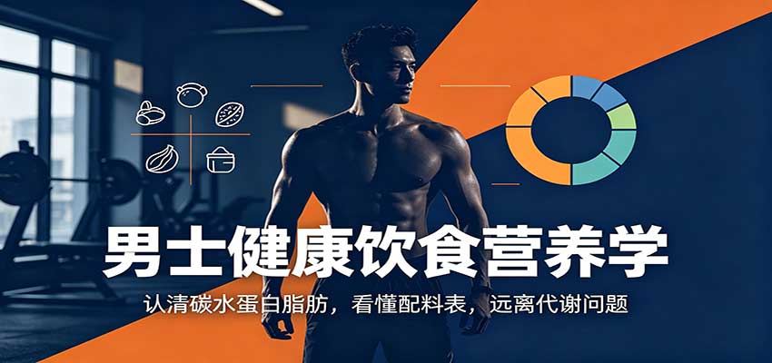 男士健康饮食营养学:认清碳水蛋白脂肪,看懂配料表,远离代谢问题-青鹤工作室