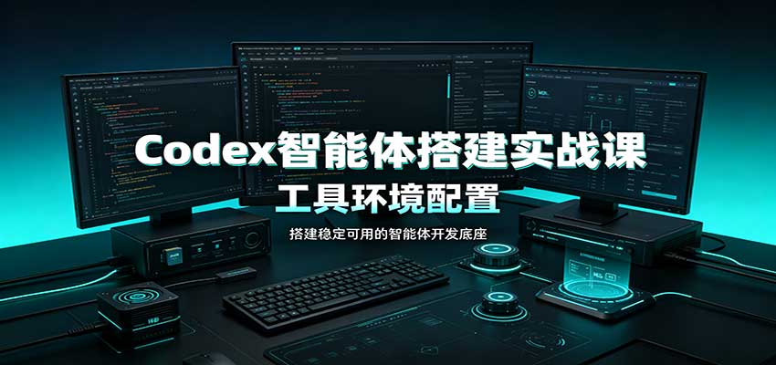 Codex智能体搭建实战课:工具环境配置,自定义技能开发,多业务自动化教学-青鹤工作室