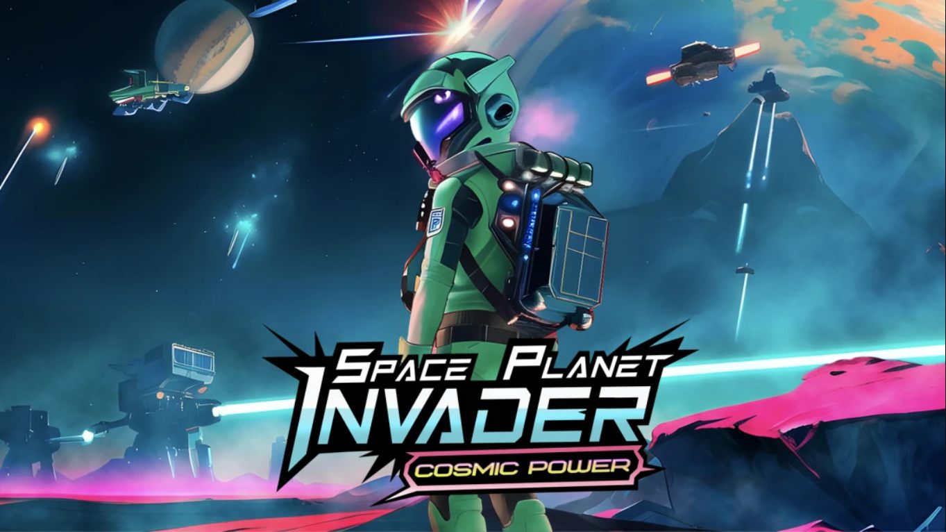 【美版】太空星球入侵者:宇宙之力 Space Planet Invader – Cosmic Power 英语-青鹤工作室
