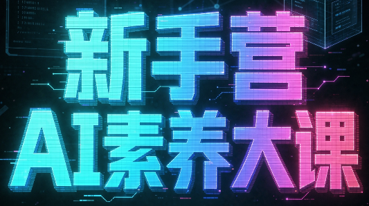 破局俱乐部·破局行动新手营AI素养大课-青鹤工作室