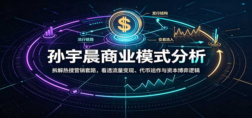 孙宇晨商业模式分析:拆解热搜营销套路,看透流量变现、代币运作与资本博弈逻辑-青鹤工作室